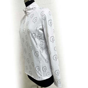 Polos de sublimación de manga completa transpirables más vendidos, camisas de equitación de poliéster de Color sólido con logotipo personalizado para niñas - Product Image 4