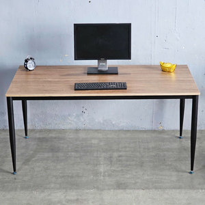 HBCN012 160x80cm Plywood <b>Desk</b> Melamine Coating Cone II Legs Luxury Minimalist L-Shaped Durable Office Furniture for Bedroom - Product Image 3