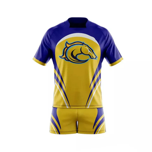 Ensemble de vêtements de football personnalisés OEM ODM T-shirt d'uniforme de football kit d'équipe complet maillot de football à sublimation de haute qualité - Product Image 1