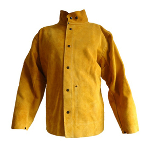 Chaqueta de Soldadura de Cuero de Alta Calidad Resistente al Calor para la Industria de la Belleza, Precio al por Mayor, Cómoda, Anti-Cortes, Anti-Químicos - Product Image 1
