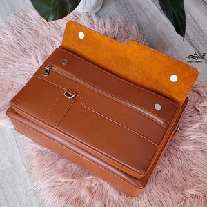 Superior Quality Genuine <b>Soft</b> <b>Leather</b> Handmade Shoulder <b>Bag</b> With Zipper Pocket Hand <b>Bag</b> Top Indian Supplier Manufacturer - Product Image 2