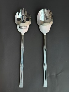 Cuillère à salade en acier inoxydable de qualité supérieure, esthétique moderne, meilleur rapport qualité-prix, vente en gros au meilleur prix - Product Image 2