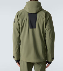 Chaqueta Softshell con Capucha Verde Oliva, Cortavientos, Resistente al Agua, para Senderismo al Aire Libre, de Secado Rápido - Product Image 2