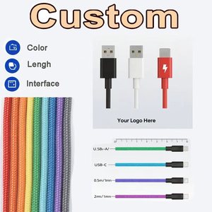 Nhà sản xuất cáp dữ liệu chuyên nghiệp Cáp dữ liệu tùy chỉnh nhiều tùy chọn vật liệu hỗ trợ thiết kế miễn phí đáp ứng nhu cầu đ<span class=keywords><strong>a</strong></span> dạng - Product Image 4