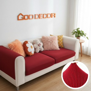 Oem Odm Spandex <b>Sofa</b> Slipcovers 2 Seater Jacquard Seat Cushion <b>Cover</b> From Vietnam Manufacturer <b>For</b> Living Room - Product Image 4