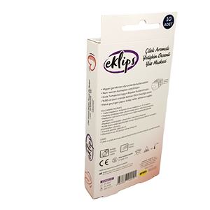 Boîtes d'emballage de masques chirurgicaux de luxe personnalisées imprimées en offset, recyclables, avec revêtement UV, en papier kraft pour les soins personnels - Product Image 2