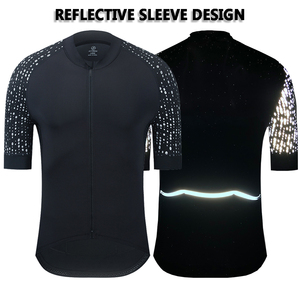 Chaqueta de ciclismo reflectante impermeable personalizada al por mayor para hombre, ropa de abrigo transpirable a prueba de viento para bicicleta, fabricante OEM - Product Image 2