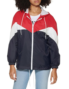 El mejor estilo OEM, venta al por mayor, chaqueta cortavientos para mujer, chaqueta cortavientos cómoda personalizada de tela de tendencia superior para mujer, chaqueta cortavientos personalizada - Product Image 1