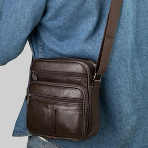 Wholesale Crossbody Messenger <b>Bag</b> New Trending Hot Stylish <b>Shoulder</b> <b>Bag</b> Leather Fashion <b>Men</b> Messenger <b>Bags</b> LMB-0139 - Product Image 6