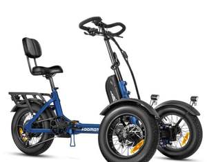 Nouveau FAV ETrike Amélioré avec Suspension Avant et Direction Inclinable - Product Image 1
