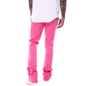 Venta al por mayor ligero desgastado alto sudor traje bordado suelto ajuste algodón carga sudor apilado pantalones de chándal Sudadera con capucha Jogger conjunto - Product Image 4