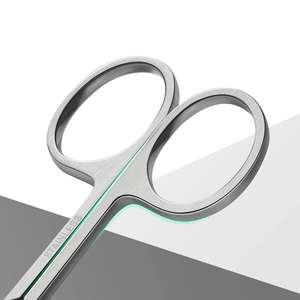 Style Ciseaux à ongles à cuticules de haute qualité Ciseaux à ongles à lame incurvée en acier inoxydable Logo personnalisé - Product Image 2