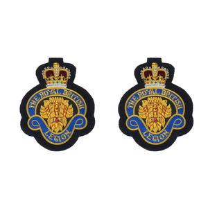 Badges et écussons rectangulaires personnalisés OEM brodés à la main au fil de bouillon, à coudre sur tissu, pour marque de vêtements de mode - Product Image 4