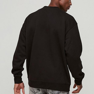 Sweat-shirt à capuche surdimensionné de luxe à logo personnalisé brodé - Style streetwear hip-hop pour hommes 100% coton - Product Image 2
