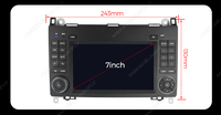 Système audio pour Mercedes Benz B200 avec DSP RGB GPS CarPlay 360 Audio Stéréo Écran tactile Android Auto OBD2 2006-2011