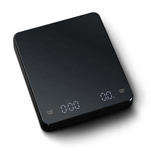 USB Type-C Rechargeable LED Digital 3000g/0.1g Coffee <b>Scale</b> Timer Household Kitchen <b>Electronic</b> <b>Scale</b> for Black Coffee - Product Image 1