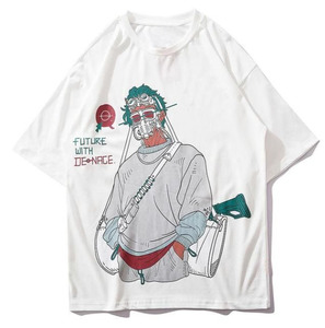 T-Shirt en coton de style Hip Hop Offre Spéciale couleurs de mélange assorties solides impression de logo personnalisé tissu de Jersey respirant grande taille - Product Image 2