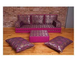 Assises au sol arabes, canapé au sol arabe, sièges au sol arabes |     11 pièces, 28 danses avec éponge 10+10 : 20cm - Product Image 1