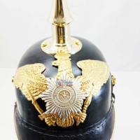 Casque allemand Pickelhaube impérial prussien en cuir, fait main, haute qualité, armure médiévale, souvenir, Tanishka Exports, laiton, cuir