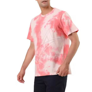 T-shirts Tie-Dye pour Hommes à Usage Extérieur, Faible MOQ, Meilleures Ventes, Design Tendance, Grandes Tailles - Product Image 2