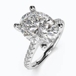 แหวนแต่งงานคาลิสต้าประดับเวียดนาม10K สีขาวทองคลาสสิก - Product Image 3