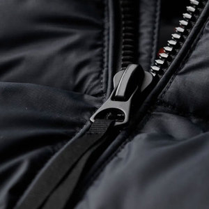 เสื้อโค้ทมีซิปเต็มตัวสำหรับฤดูหนาวแจ็กเก็ตแบบบุนวมสีดำสำหรับผู้หญิงเสื้อผ้าลำลอง - Product Image 6