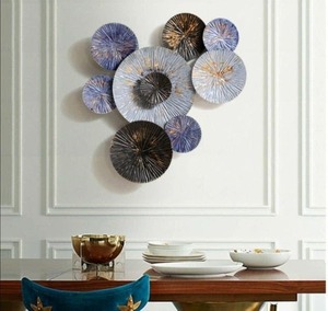 Metal Modern Design Iron Metal Wall Art Panel Superb Outdoor Home <b>Decorative</b> Hanging for Interior Use - Product Image 1