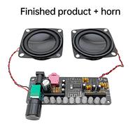 PAM8406 Module amplificateur haut-parleur Kit de bricolage DC5V 5W double canal cordon de son stéréo BT indicateur de niveau lumière bricolage pièces détachées