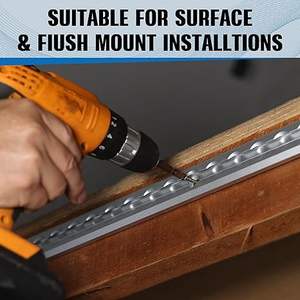 מערכת מסילות אלומיניום L למכירה חמה, גודל OEM, לקשירת מטען בקרוואן, מסילת אוויר, אביזרי מסילת אוויר - Product Image 5