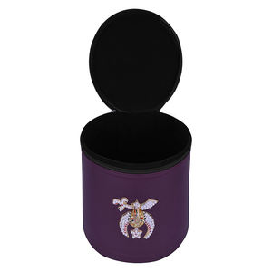 Regalia Lodge Masonic Fez Cap Case Black Tasseled Hat con estuche Alta calidad Custom Masonic Crown Case Freemason Cap ronpex - Product Image 4