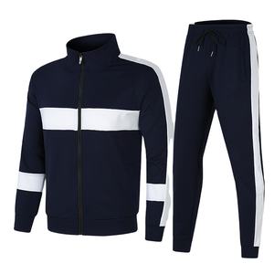 Ropa deportiva de invierno para hombre, chándal de entrenamiento para correr con parche lateral, traje de talla grande hecho para equipos deportivos - Product Image 4