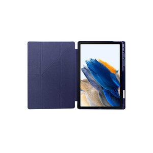 เคส Netzy สีม่วงแบบพับสามตอน สำหรับ Galaxy Tab A8 10.5 SM-X200 ปี 2021 พร้อมช่องใส่ปากกา ฟังก์ชั่นตั้งได้ ป้องกันอย่างดี - Product Image 4