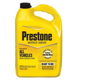 Anticongelante Prestone AF2100 Extended Life 50/50 - 1 Galón (Paquete de 6) AMARILLO, Caducidad de 5 Años - Product Image 1