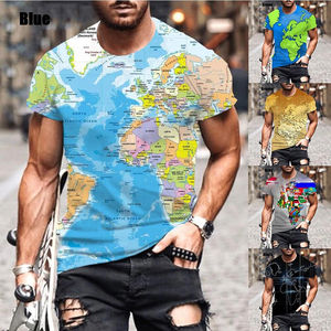 Logotipo personalizado del fabricante Impreso 100% algodón Camiseta para hombre Diseños de sublimación casuales Tela peinada - Product Image 1