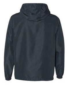 <b>Men</b> Sport Lightweight Waterproof <b>Jackets</b> Customized Windbreaker With Zipper Polyester <b>Thin</b> & Watertight Rain <b>Jacket</b> - Product Image 4