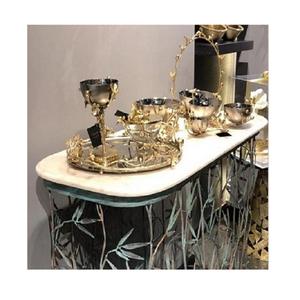 Tazón para Servir Alimentos de Latón de Primera Calidad, Diseño Moderno, Tamaño Personalizado, Tazón para Servir Postres para Proveedor Mayorista - Product Image 1