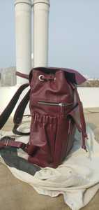 custom hand made 100% leather back packs ideal for leather accessory stores and travel supply stores for resale - Product Image 4