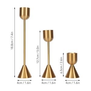 Hot Selling Good Quality Candlestick <b>Stand</b> Table Ware Candlelight Candle Holder Fancy Metal in Iron Gold Finished Candle Mold - Product Image 5