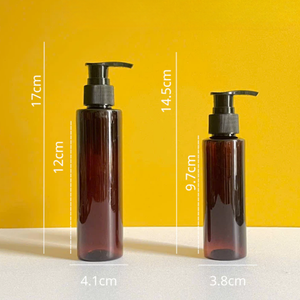 Forma cilíndrica 20/100ml 24/150ml líquido de botellas de plástico con tapa negra para tóner cabello/botella de loción de suero facial Pavico Vietnam - Product Image 4