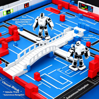 Robot humanoïde programmable 17 DOF STM32+RK3568 à double calculateur, kit robot éducatif STEM bipède ambulant avec moteur, boîte de vitesses et Python