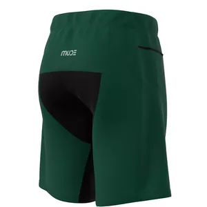 Men's Breathable Cargo <b>Cycling</b> Shorts Green - Product Image 4