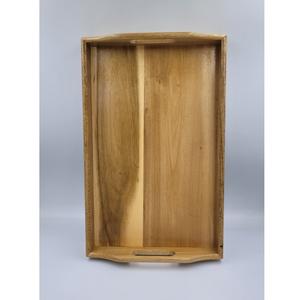 Bandejas de Servicio Ecológicas y Seguras para Alimentos de la Marca Huhipro, Hechas en Vietnam con Madera de Acacia, de Alta Calidad para Restaurantes Comerciales - Product Image 3