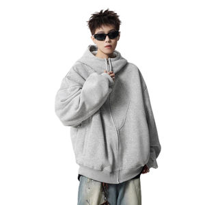 เสื้อฮู้ดดี้อเมริกันเฮฟวี่เวท ผ้าฝ้ายฟลีซคุณภาพพรีเมียม ทรงโอเวอร์ไซส์ อุ่นสบาย นุ่ม ทนทาน สไตล์ลำลอง สตรีทแวร์ - Product Image 5