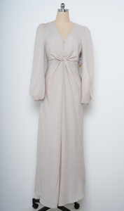 ชุดเดรสผ้า<span class=keywords><strong>ลินิน</strong></span>แบบหลวมๆชุด<span class=keywords><strong>เด</strong></span><span class=keywords><strong>รส</strong></span> YXD165 2026 Eid TikTok <span class=keywords><strong>IG</strong></span> แบบผูกเอวแขนเสื้อดีไซน์เป็นปม - Product Image 4