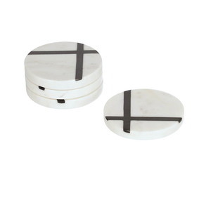 Fabulous Design Black <b>Marble</b> <b>Coaster</b> Positive Charge Design Eco Friendly Kitchen Accessories Hot Selling Product - Product Image 5