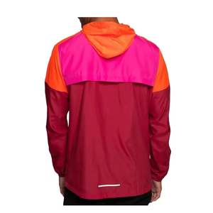 Vêtements de sport d'automne en satin avec logo brodé personnalisé veste Streetwear coupe-vent zippé à capuche de luxe de haute qualité à séchage rapide - Product Image 2