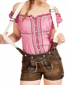 New Custom Bavarian Lederhosen German Wear Goat <b>Leather</b> Made <b>Shorts</b> and Long Traditional Pants Best Selling 2025 - Product Image 4