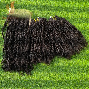 Cabello Remy vietnamita súper dibujado doble para peluca de encaje HD rizado Pixie con proveedor mayorista de estilo rizado italiano - Product Image 6