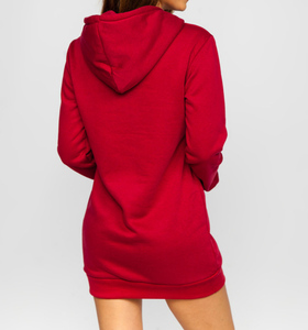 Sudaderas con capucha de alta calidad con logotipo impreso informal forrado de Invierno para mujer - Product Image 4