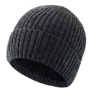 Winter Wear Adult <b>Beanie</b> Cap's Outdoor Wear New Arrival Wholesale Prices Custom Logo Soft Solid Jacquard Breathable - Product Image 3